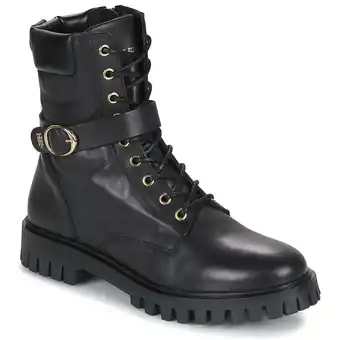 Spartoo Laarzen tommy hilfiger buckle lace up boot aanbieding