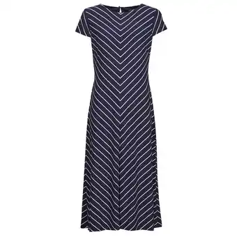 Spartoo Lange jurk lauren ralph lauren pippa-cap sleeve-day dress aanbieding