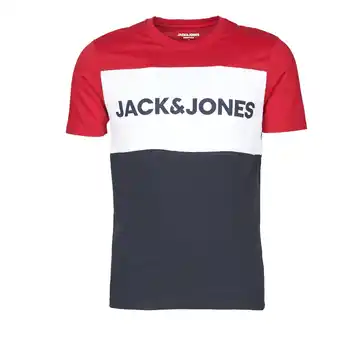 Spartoo T-shirt korte mouw jack & jones jjelogo blocking aanbieding