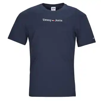 Spartoo T-shirt korte mouw tommy jeans tjm classic linear logo tee aanbieding