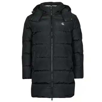 Spartoo Donsjas calvin klein jeans ess long hooded down jacket aanbieding