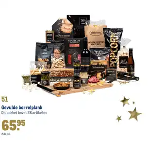 Makro Gevulde borrelplank aanbieding