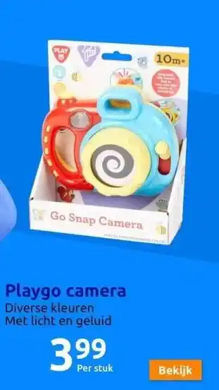 Action Playgo camera aanbieding