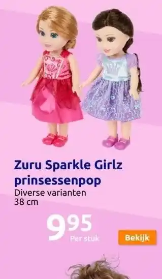 Action Zuru sparkle girlz prinsessenpop aanbieding