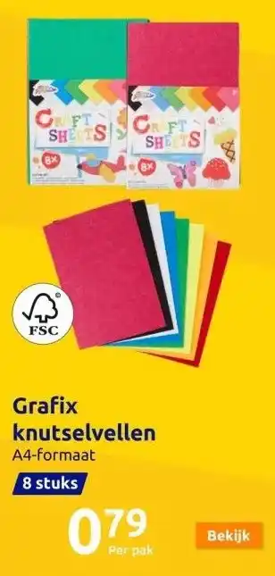 Action Grafix knutselvellen aanbieding