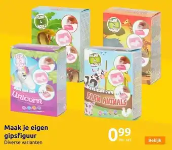 Action Maak je eigen gipsfiguur aanbieding