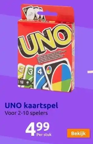 Action Uno kaartspel aanbieding