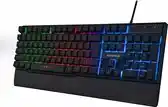 Bol.com Rampage kb-r66 gaming toetsenbord geschikt voor windows en mac met rainbow verlichting - us layout aanbieding
