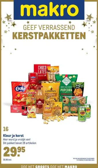 Makro Kleur je kerst aanbieding