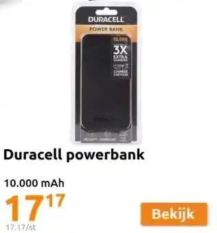 Action Duracell powerbank aanbieding