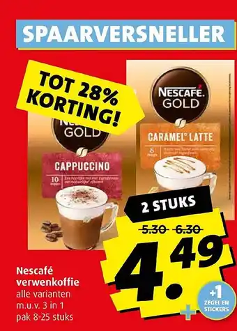 Boni Nescafé verwenkoffie allo variant aanbieding