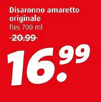 Boni Disaronno amaretto originale aanbieding