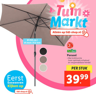 Lidl Parasol aanbieding