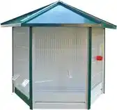 Bol.com Wandvoliere metaal 93x43x78cm aanbieding
