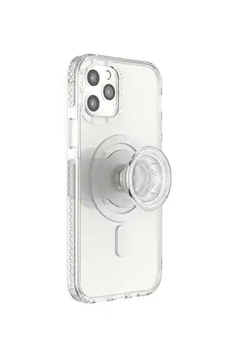 Amazon Popsockets: popcase voor magsafe - hoesje voor iphone 12 / 12 pro met een verplaatsbare popgrip slide-standaard en grip met e aanbieding