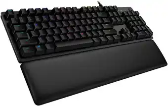 Amazon Logitech g513 lightsync rgb mechanisch gaming toetsenbord met gx brown-schakelaars, bedraad, met handsteun van traagschuim en aanbieding