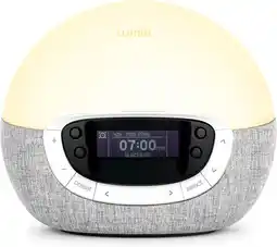 Amazon Lumie bodyclock shine 300 - lichtwekker, daglichtwekker, zonsopgang en zonsondergang simulatie, wake-up light met snooze func aanbieding