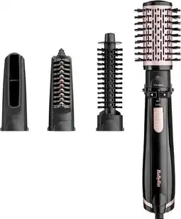 Amazon Babyliss as200e dry, straighten & style 1000w roterende föhnborstel met 4 opzetstukken voor een complete styling aanbieding
