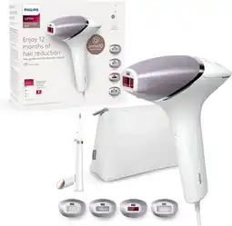 Amazon Philips lumea ipl prestige, 4 hulpstukken - ontharingsapparaat plus satin compact-pentrimmer (bri949/00) aanbieding
