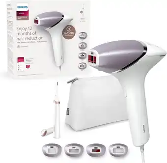 Amazon Philips lumea ipl prestige, 4 hulpstukken - ontharingsapparaat plus satin compact-pentrimmer (bri949/00) aanbieding