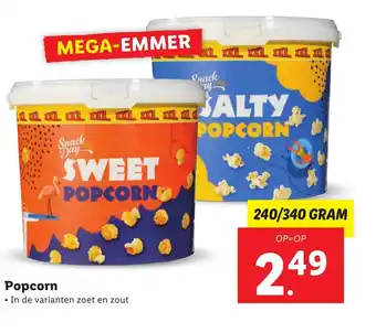 Lidl Popcorn aanbieding