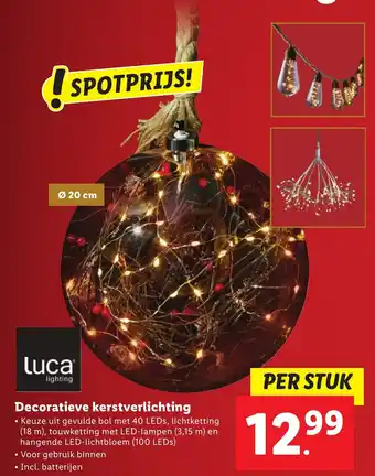 Lidl Decoratieve kerstverlichting aanbieding