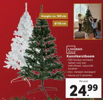Lidl LIVARNO home Kunstkerstboom aanbieding