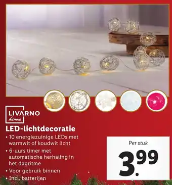 Lidl LIVARNO home LED-lichtdecoratie aanbieding