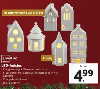 Lidl LIVARNO home LED-huisjes aanbieding