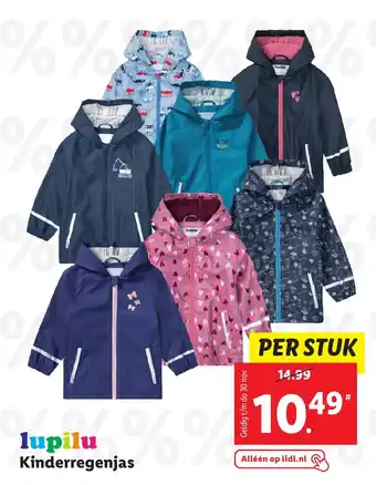 Lidl lupilu Kinderregenjas aanbieding