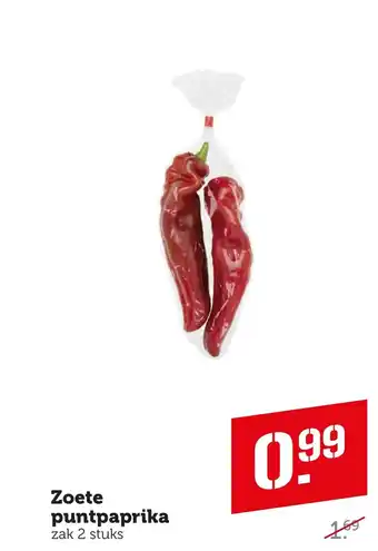 Coop Zoete puntpaprika aanbieding