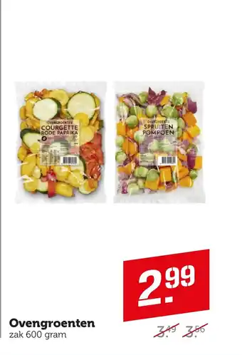 Coop Ovengroenten zak 600 gram aanbieding