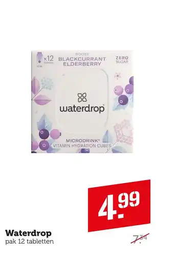 Coop Waterdrop pak 12 tabletten aanbieding