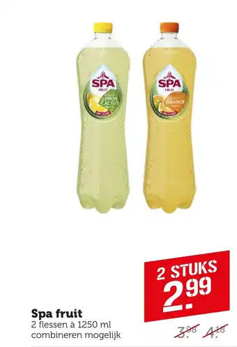 Coop Spa fruit aanbieding