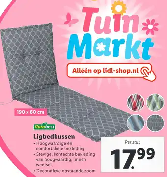 Lidl Ligbedkussen aanbieding