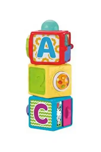Amazon Fisher-price dhw15 spel- en stapelkubussen motorisch speelgoed babyspeelgoed vanaf 6 maanden aanbieding
