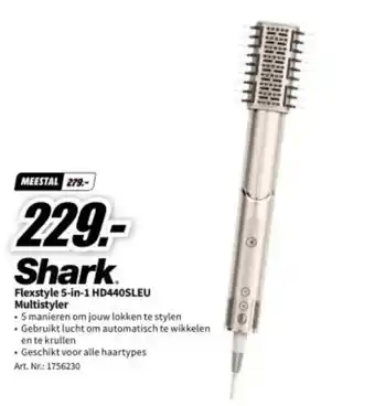 MediaMarkt Shark Flexstyle 5-in-1 HD440SLEU Multistyler aanbieding