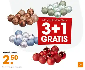 Kwantum Alle kerstballenkokers aanbieding