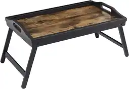 Amazon Songmics bedblad, ontbijtblad, laptopstandaard, met inklapbare poten gemaakt van bamboe, voor bed, bank, voor snacks, met hou aanbieding