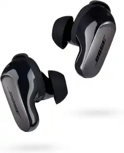 Amazon Nieuwe bose quietcomfort ultra draadloze bluetooth oordopjes met spatial audio en noise cancelling van wereldklasse, zwart aanbieding