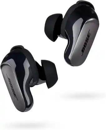 Amazon Nieuwe bose quietcomfort ultra draadloze bluetooth oordopjes met spatial audio en noise cancelling van wereldklasse, zwart aanbieding