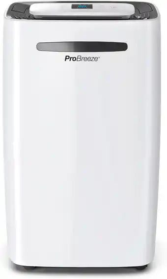 Amazon Pro breeze 20l/dag luchtontvochtiger met digitale vochtigheidsweergave, slaapmodus, wasdroogfunctie, continue afvoer optie, e aanbieding