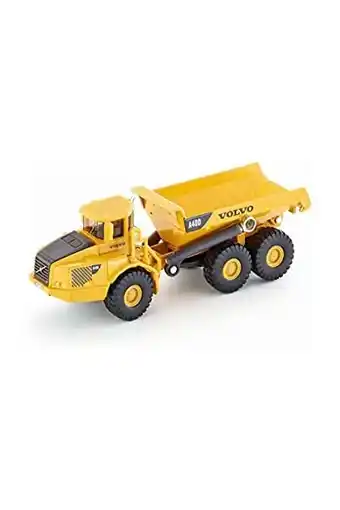 Amazon Siku 1877, volvo dumper, construction site vehicle, 1:87, metal/plastic, tipping trough, yellow aanbieding