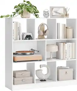 Amazon Vasagle boekenkast, kubusplank, bodemplank, met open vakken, voor woonkamer, studeerkamer, kinderkamer, kantoor, als ruimteve aanbieding