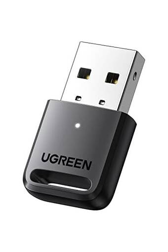 Amazon Ugreen bluetooth 5.0 usb bluetooth adapter voor pc met lage latentie en 20m bereik bluetooth dongle, ondersteuning voor windo aanbieding
