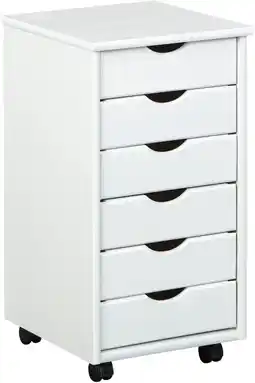 Amazon Inter link - verrijdbare ladekast - verrijdbare ladekast met 6 laden - kantoor ladekast - verrijdbare kast - verrijdbare trol aanbieding