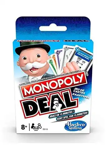 Amazon Monopoly deal kaartspel - belgische editie aanbieding