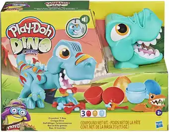 Amazon Play-doh dino crew crunchin' t-rex-speelgoed voor kinderen vanaf 3 jaar met dinosaurusgeluidjes en 3 play-doh-eieren aanbieding