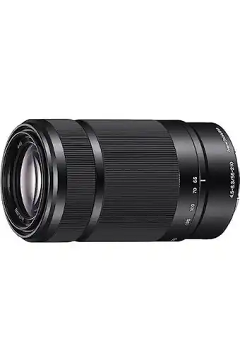 Amazon Sony sel55210b.ae tele-zoomlens, (55-210 mm, f4.5-6.3, oss, aps-c, geschikt voor a6000, a5100, a5000 en nex series, e-mount,  aanbieding