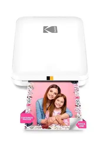 Amazon Kodak step slim instant mobiele fotoprinter – draadloos 5,1 x 7,6 cm foto's printen op zink paper met ios- en android-apparat aanbieding